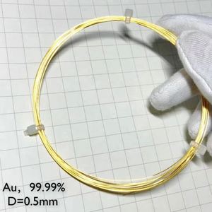 Échantillon d'élément d'or au fil D 0.5mm Tableau périodique pur 99.99% - Product Image 3
