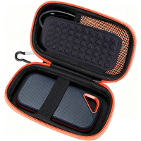 Estuche Protector Rígido de EVA Personalizado para PSSD, Resistente al Agua, a los Golpes y al Polvo, Bolsa de Almacenamiento de Viaje Compatible con SSD Portátil