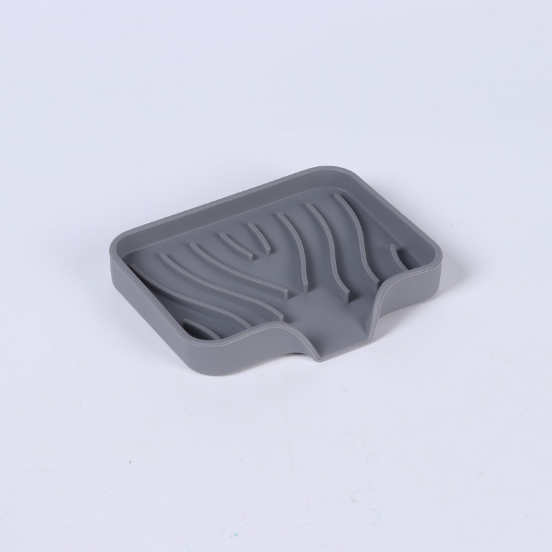 Porte-savon gris