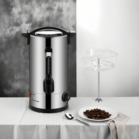 Cafétéria commerciale 8L 11L 13L Chaudière à eau électrique Café Thé Machine de brassage Urne à eau avec filtre en acier inoxydable