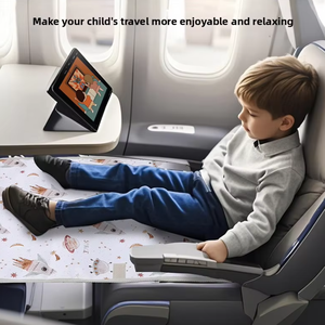 Cuscino Estensibile per Sedile <span class=keywords><strong>Aereo</strong></span> per Bambini, Poggiapiedi da Viaggio con Design Cartone Animato, per Neonati e Bambini - Product Image 3