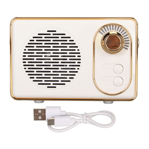 Mini haut-parleur Bluetooth rétro portable pour le camping et les cadeaux de fête - Product Image 4
