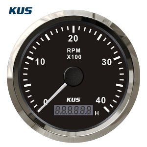มาตรวัดความเร็วรอบเครื่องยนต์ KUS รุ่น SEA-V ขนาด 85 มม. 12V/24V สำหรับเรือทั่วไป - Product Image 3