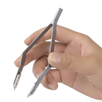 Pince à épiler personnalisable à ressort en alliage d'aluminium de type Y avec outils à main à surface d'oxydation