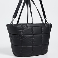 Sac à main matelassé en nylon imperméable de grande capacité pour femmes, sac à bandoulière sous le bras, sac fourre-tout de luxe à carreaux, sac à main doux, sac matelassé
