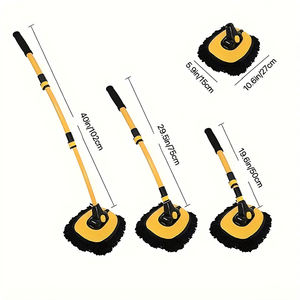 Kit de nettoyage de voiture NIKO en microfibre, kit de lavage de voiture, outils et accessoires, brosse de nettoyage de voiture à long manche - Product Image 3