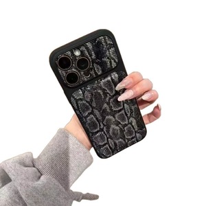 Housse <span class=keywords><strong>de</strong></span> téléphone personnalisée en cuir PU antichoc <span class=keywords><strong>de</strong></span> luxe pour iPhone - Product Image 3