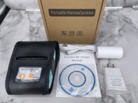 PT210 poche portable Android IOS sans encre Barocde Qr Code imprimante thermique câble imprimante d'étiquettes