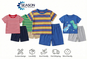 Kits 2 pièces à motifs variés, vêtements pour enfants brevetés, pour 0-12 ans, en coton, vente en gros A+++ Fujian Unisexe - Product Image 5