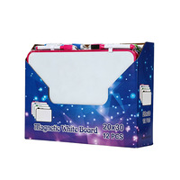 Tableau blanc magnétique double face effaçable à sec pour école et bureau