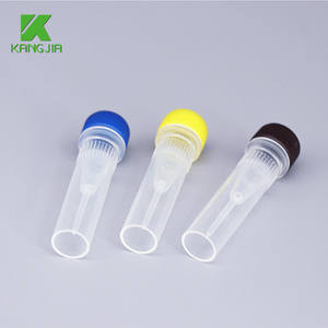 Yüksek Performanslı Laboratuvar 0.5ml Kriyojenik Tüp PP Plastik Kriyo Vial Renkli Kapaklı <span class=keywords><strong>PCR</strong></span> DNA <span class=keywords><strong>RNA</strong></span> Testi için - Product Image 2