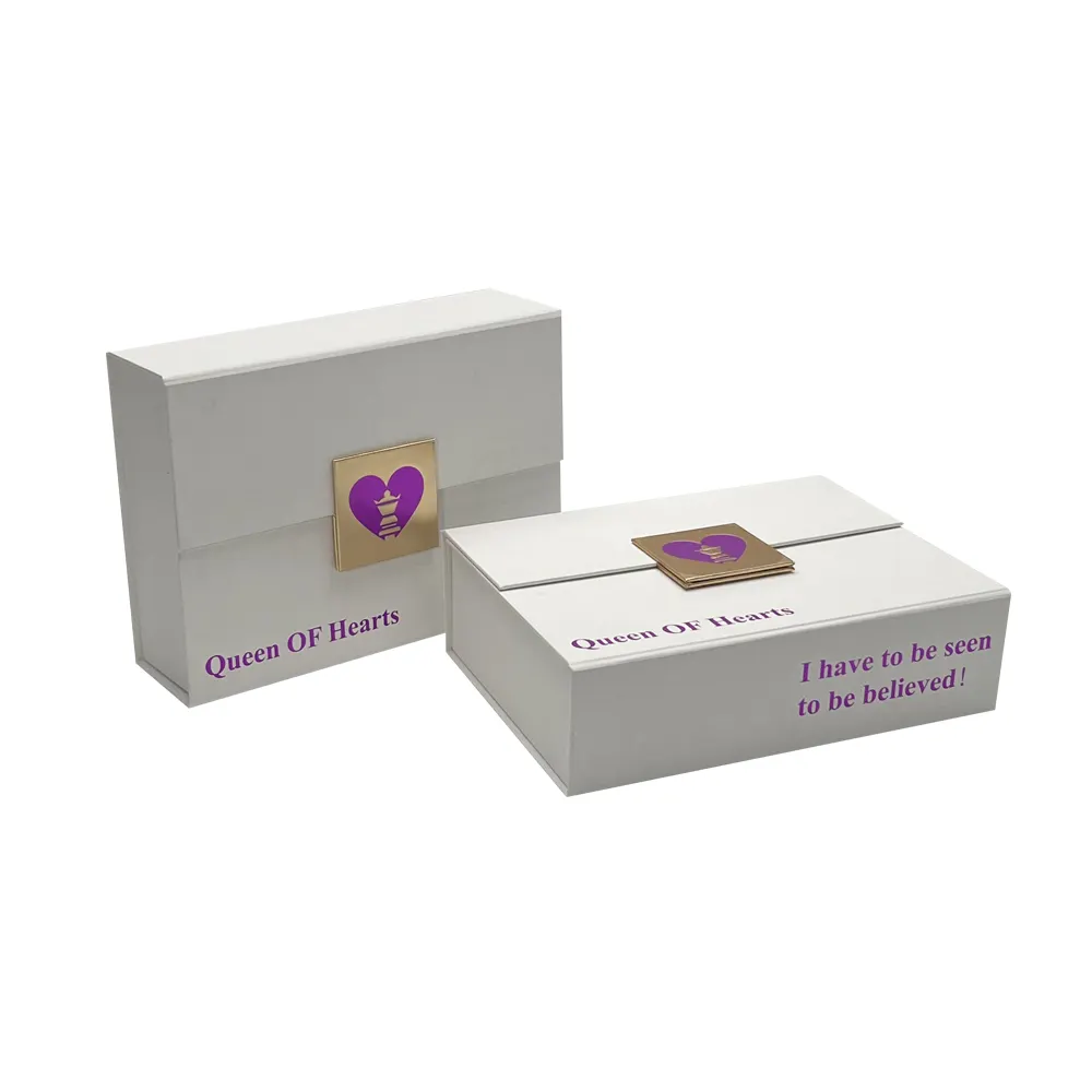 Venda quente Luxo Personalizado logotipo papelão dupla porta aberta caixa com ímã rígida papel embalagem caixa de presente