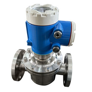 Jingjie DN50 pemancar aliran koneksi flens baja tahan karat 4-20mA penguji pengukur aliran hidrolik untuk cairan air untuk Diesel - Product Image 1