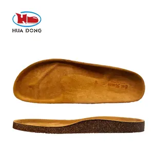 Sole Expert Huadong Best Seller Suela Birken Stock Real Cork Sandal Sole