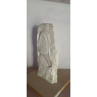 Nouvelle Sculpture en Pierre Abstraite Moderne pour la Famille, Décoration Créative Vintage pour la Maison, Art Déco, Artisanat Abstrait Nordique, Écologique