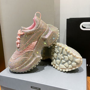 <span class=keywords><strong>Sneakers</strong></span> con tacco grosso e strass scarpe sportive Casual da <span class=keywords><strong>donna</strong></span> firmate da Tennis da <span class=keywords><strong>donna</strong></span> - Product Image 1