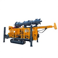 Foreuse de puits d'eau sur chenilles, machine de forage automatique de carottage, foreuse de sondages sur chenilles pour le forage sur site