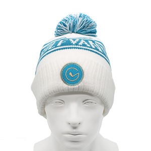 Bonnet de golf camouflage argyle de haute qualité, couleur personnalisée, 100 % coton, avec pompon, vente en gros, chaud, pour sports d'hiver, plage et voyage - Product Image 3