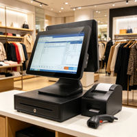 POS-терминал RN-G9 с сенсорным экраном (Windows/Android), 15 дюймов, 10-точечный емкостный, Wi-Fi 6, гарантия 1 год