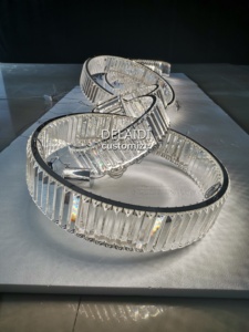 Lustre en cristal <span class=keywords><strong>de</strong></span> salon Lampes suspendues Lampes <span class=keywords><strong>de</strong></span> décoration Cristal Lustre - Product Image 4