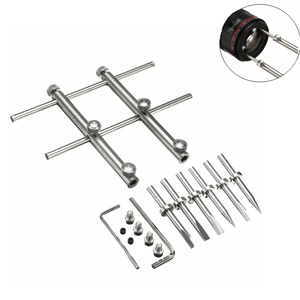 Xueren HS-6 Adjustable Lensa Kamera Kunci Pas Kunci <span class=keywords><strong>3</strong></span> Tips Datar Buka Buka Alat Perbaikan untuk Nikon Canon Sony Lensa Kamera remover - Product Image 6