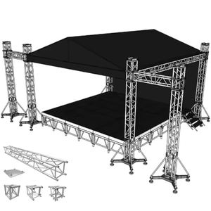 เวทีอลูมิเนียมพกพาสุดหรูสำหรับคอนเสิร์ตและงานแต่งงาน แพลตฟอร์มกิจกรรมกลางแจ้งพร้อมอุปกรณ์ไฟเวทีทันสมัย - Product Image 6