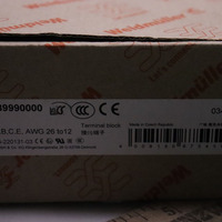 Bloc de bornes traversant PLC (50) Zdk 2.5v 12-26 Awg 1689990000 Direct usine
