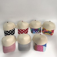 Colorful Abstract Print Canvas Baseball Cap Unisex Adjustable Cute Graphic Soft Vintage Sporty Leaf Bows Casual Common