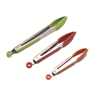 Ensemble de 3 cloches en Silicone sans BPA, acier inoxydable robuste, cuisson barbecue, verrouillage de cuisine, avec pointes en Silicone