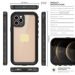 Funda de teléfono <span class=keywords><strong>sellada</strong></span> a prueba de caídas impermeable certificada para <span class=keywords><strong>iPhone</strong></span> 17 Air 16 15 14 13 12 <span class=keywords><strong>11</strong></span> Pro Max Plus Ins diseño deportivo gran oferta - Product Image 4