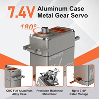 Servomoteur numérique sans noyau Kpower DHV822 7.4V, vitesse rapide 0.06s, étanche, pour accessoires d'avions, voitures, hélicoptères et drones RC