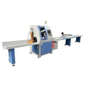 Pneumatic wood circular saw blade cut off cabinet table saw machine with automatic feeder