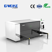 Máquina de Corte por Láser de Fibra Gweike de Plataforma Única con Cubierta Completamente Cerrada