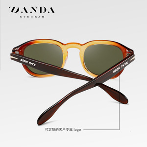 Vanda Sunglasses S31129 Polarized UV400 Unisex Acetate <b>Frame</b> Type 3 Sunshades - Product Image 2