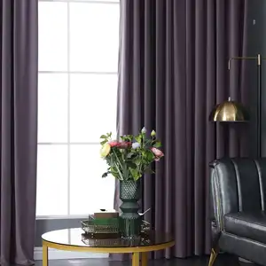 Элегантные фиолетовые бархатные шелковые драпированные панели на заказ занавески для спальни и гостиной