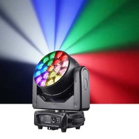 Nouvelle lampe de scène LED 4-en-1 DMX à commande vocale, tête mobile pour club, DJ, bar, mariage, discothèque, spectacle, concert, événement, théâtre, fête