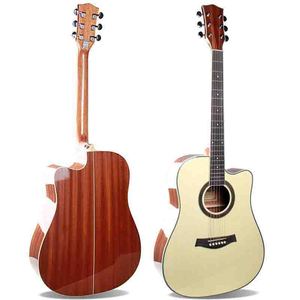 Offre Spéciale 40 pouces 41 pouces pas cher épicéa Sapele Guittar débutant guitare acoustique - Product Image 2
