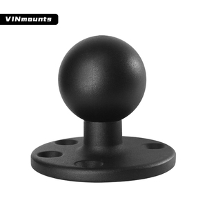 Base redonda perforada 4 agujeros 2.25", para brazos doble toma industriales, aviación o agricultura - Product Image 1