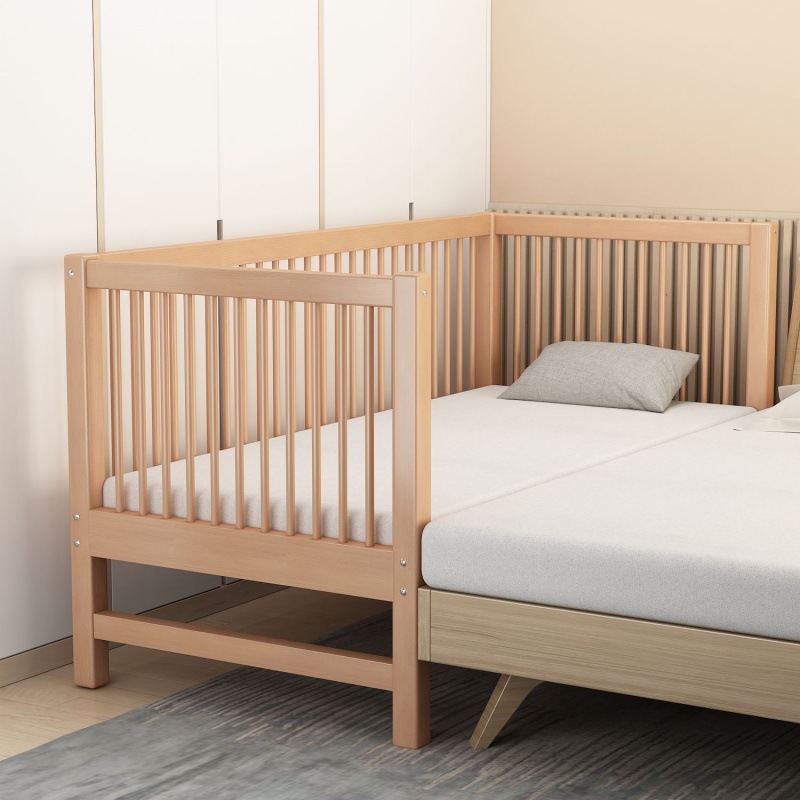 Three-sided guardrail (beech wood) fence, 60 cm high