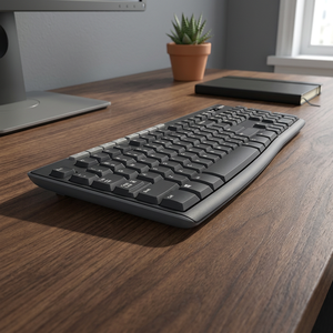 Clavier sans fil Logitech K270 pour Windows, sans fil 2,4 GHz, taille standard, pavé numérique, 8 touches multimédias - Product Image 6