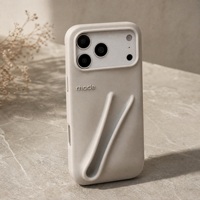 Coque de téléphone antichoc en silicone pour iPhone 17 16 15 Pro Max Protection Glaze Balm