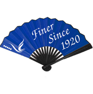 Zpb Chất lượng cao tiếng ồn lớn Zeta phi <span class=keywords><strong>Beta</strong></span> Quạt đám cưới gấp tay người hâm mộ logo lớn - Product Image 4