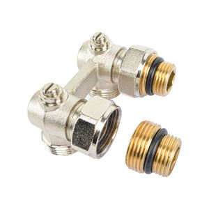 Válvula Termostática Angular de Latón Forjado BSP para Radiador de Calefacción Doméstica - Product Image 6