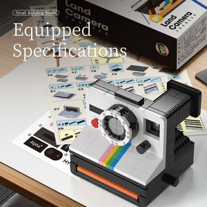 Juego de Bloques de Construcción de Cámara Retro Clásica, Serie OEM, Modelo de Juguete para Armar en 3D, Plástico ABS, 802 Piezas, Regalo para el Hogar - Product Image 5