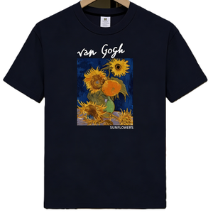 Camiseta con Pintura Famosa de Girasoles de <span class=keywords><strong>Vincent</strong></span> Van Gogh, Impresionismo, Regalo de Museo - Product Image 1
