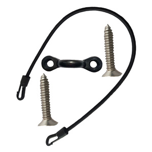Corde élastique de 50 cm avec crochet et vis en acier inoxydable pour réparation et remplacement - Product Image 3