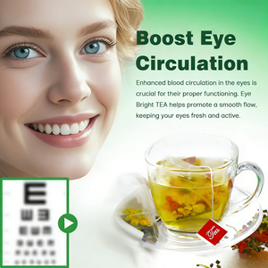 Té Herbal Mezclado Eye Bright OEM, Calma y Restaura con 6 Hierbas, Vegano, Sin OMG, 20 Bolsitas, Caja de 100g - Product Image 3