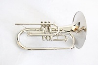 Brass Instruments Marching Mellophone High Quality Marching Mellophone Nickel Plated Mellophone