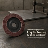 Disque à lamelles abrasif industriel OEM pour meuleuse d'angle 125 mm, finition nitride turbo, accessoire de meulage de métal