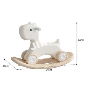 Jouets à chevaucher pour enfants de haute qualité 3 en 1, cheval à bascule écologique pour bébé, cheval à bascule en plastique unisexe pour enfants - Product Image 2